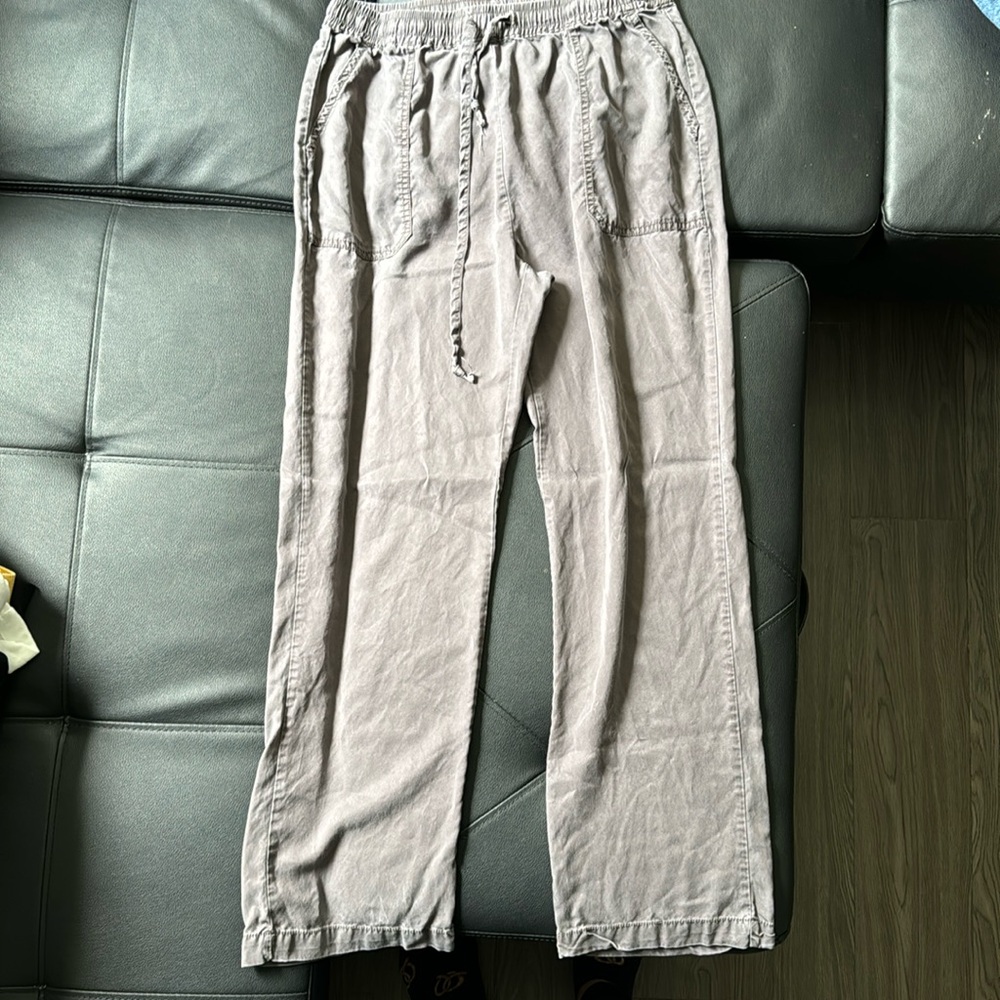 Grayish/Brown Loose Pants